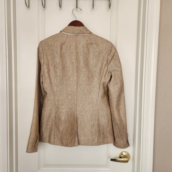 NWOT J. Crew Campbell Linen Blazer 00 - Picture 8 of 14